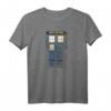 Doctor Who Cosplay Tardis Distressed T-Shirt - Hochwertiges Fan-Shirt mit Digitaldruck, langlebig & perfekt für Cosplay & Fanartikel