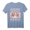 Anime Mädchen Manga Merch Kinder T-Shirt - Lustiges Geschenk für Anime und Manga Fans zu Weihnachten & Geburtstag