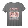 Anime Mädchen Manga Merch Kinder T-Shirt - Lustiges Geschenk für Anime und Manga Fans zu Weihnachten & Geburtstag