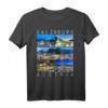 Salzburg bei Nacht Musikfestspiele Mozart Sehenswürdigkeiten T-Shirt - Perfektes Souvenir für Kultur- und Mozart-Fans