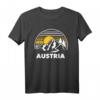 Österreich T-Shirt mit Land, Bergen und Seen - Perfekt für Fans, Reisende und Naturliebhaber