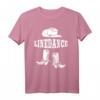 Linedance Fan Western Country Line Dance Geschenk T-Shirt – Perfekt für Tanzlehrer, Tanzgruppen & Western Musik Fans zu Weihnachten & Geburtstag