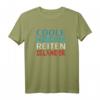 Coole Mädchen reiten Islandpferde T-Shirt - Lustiges Reiterdesign für Kinder, Einschulung, Pony- und Pferdeliebhaber, Motivationsgeschenk