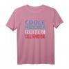 Coole Mädchen reiten Islandpferde T-Shirt - Lustiges Reiterdesign für Kinder, Einschulung, Pony- und Pferdeliebhaber, Motivationsgeschenk