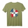 Dominikanische Republik Flagge T-Shirt - Karibik Urlaub, Souvenir & Geschenk für Dom Rep Fans und Stolze Dominikaner