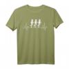 Line Dancer Dancing Dancer Western Country Herzschlag Cowboy T-Shirt - Klassisch geschnitten, doppelt genähter Saum