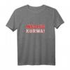 Lustiges Was Los Kurwa T-Shirt - Geschenk für Stolze Polen Fan mit Kurwa Motiv, Ideal für Heimatverbundenheit und Humor