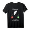 Rhodos ruft an T-Shirt - Perfektes Motiv für Griechenland Inselreise und den nächsten Urlaub auf Rhodos