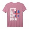 It's In My DNA Island Flagge Pride National Roots Country T-Shirt – Lustiges Familienoutfit für Vatertag, Muttertag, Weihnachten & besondere Anlässe