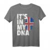 It's In My DNA Island Flagge Pride National Roots Country T-Shirt – Lustiges Familienoutfit für Vatertag, Muttertag, Weihnachten & besondere Anlässe