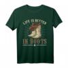 Funny Line Dancer Western Cowboy Hut Stiefel T-Shirt - Perfekt für Country- und Line Dance Fans