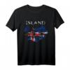 Vintage Island Island Isländisch T-Shirt – Klassisch geschnitten, doppelt genähter Saum, perfekt für Insel- und Island-Liebhaber
