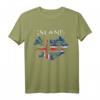 Vintage Island Island Isländisch T-Shirt – Klassisch geschnitten, doppelt genähter Saum, perfekt für Insel- und Island-Liebhaber