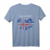 Vintage Island Island Isländisch T-Shirt – Klassisch geschnitten, doppelt genähter Saum, perfekt für Insel- und Island-Liebhaber