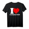 I love Cuxhaven - Lustiges Stadt T-Shirt für Touristen und Einheimische, ideales Souvenir & Geschenk