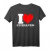 I love Cuxhaven - Lustiges Stadt T-Shirt für Touristen und Einheimische, ideales Souvenir & Geschenk