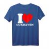 I love Cuxhaven - Lustiges Stadt T-Shirt für Touristen und Einheimische, ideales Souvenir & Geschenk