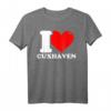 I love Cuxhaven - Lustiges Stadt T-Shirt für Touristen und Einheimische, ideales Souvenir & Geschenk