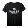 Walisisches T-Shirt mit Drache und Flagge - Funny Welsh Rugby Shirt, Wales Flag Shirt, Geschenk für Welsh Fans, Born in Wales Shirt