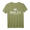Walisisches T-Shirt mit Drache und Flagge - Funny Welsh Rugby Shirt, Wales Flag Shirt, Geschenk für Welsh Fans, Born in Wales Shirt