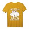 Offizielles Dachs Schlafshirt - Lustiges Schlafoberteil für Süße Träume, Geschenke für Dachs-Fans & bequeme Nachthemd-Alternative