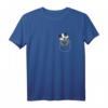 Lustiges Dachs in der Brusttasche Geschenk - Witziges Pocket T-Shirt für Tierliebhaber, Wald- und Förster-Fans zum Geburtstag & Weihnachten