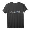 Dachs Herzschlag T-Shirt – Lustiges Dachs Geschenk & Tierliebhaber Outfit