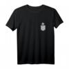 Dachs in der Brusttasche T-Shirt - Lustiges Wildtier-Design für Natur- und Tierliebhaber, Geschenkidee für Wald-Fans
