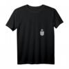 Damen Dachs in der Brusttasche T-Shirt mit V-Ausschnitt – Lustiges Wildtier-Design für Natur- und Tierliebhaber, Geschenkidee für Dachs-Fans