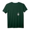 Damen Dachs in der Brusttasche T-Shirt mit V-Ausschnitt – Lustiges Wildtier-Design für Natur- und Tierliebhaber, Geschenkidee für Dachs-Fans
