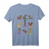 Lustiges Dackel Yoga T-Shirt mit bunten Posen – Perfekt für Yoga Liebhaber, Freunde und als Geschenk