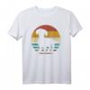 Lustiges Retro Dackel Silhouette T-Shirt – Perfekte Geschenkidee für Dackelbesitzer, Hundehalter und Dackelclub Mitglieder