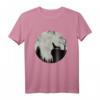 Dackel Jault vor Mond Geschenkidee - Lustiges Dackel T-Shirt für Hundeliebhaber, Züchter & Gassi Freunde