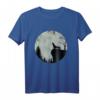 Dackel Jault vor Mond Geschenkidee - Lustiges Dackel T-Shirt für Hundeliebhaber, Züchter & Gassi Freunde