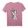 Dalmatiner Einhorn Hut T-Shirt – Lustiges Hundegeschenk für Dalmatiner Fans, Männer, Frauen & Kinder