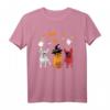 Halloween Französische Bulldogge Hunde Liebhaber T-Shirt mit Hexe & Dämon - Lustiges Kostüm für Hunde und Besitzer