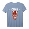 Oni Maske Japanischer Dämon Teufel Ronin T-Shirt – Minimalistisches Streetwear-Design für Otaku, Anime Fans & Japan-Liebhaber zu Geburtstag & Weihnachten