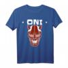 Oni Maske Japanischer Dämon Teufel Ronin T-Shirt – Minimalistisches Streetwear-Design für Otaku, Anime Fans & Japan-Liebhaber zu Geburtstag & Weihnachten