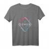 Japanische Oni Maske Dämon Oger - Aesthetic Japan Samurai Kurzarm T-Shirt im Retro Vintage Kawaii Vaporwave Style