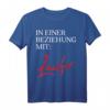 IN BEZIEHUNG MIT LUZIFER Teufel Dämon Fegefeuer T-Shirt - Provokantes Vintage Retro Motiv für Rebellische und humorvolle Styles
