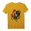 Japanischer Dämon Samurai Warrior Oni-Maske Teufel T-Shirt – Otaku Streetwear für Anime, Vaporwave & Harajuku Fans