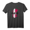 HapPanda Dänemark T-Shirt mit Insel Rømø Silhouette – Perfekt für Skandinavien-Urlauber, Dänemark-Liebhaber & Geschenke für Fans