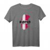 HapPanda Dänemark T-Shirt mit Insel Rømø Silhouette – Perfekt für Skandinavien-Urlauber, Dänemark-Liebhaber & Geschenke für Fans