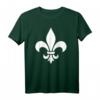 Lilie T-Shirt – Fleur de Lis Symbol für Mardi Gras & New Orleans Fans, Klassisch Geschnitten