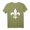 Lilie T-Shirt – Fleur de Lis Symbol für Mardi Gras & New Orleans Fans, Klassisch Geschnitten