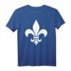 Lilie T-Shirt – Fleur de Lis Symbol für Mardi Gras & New Orleans Fans, Klassisch Geschnitten