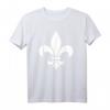 Lilie T-Shirt – Fleur de Lis Symbol für Mardi Gras & New Orleans Fans, Klassisch Geschnitten