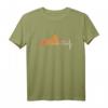 Darmstadt Skyline Herzschlag T-Shirt im Retro Vintage Stil – Stadtbild & EKG Design für echte Darmstädter