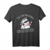 Ich liebe Menschen | Böses Misanthrop Einhorn | Sarkasmus T-Shirt für Fans von Ironie, Zynismus und schwarzem Humor