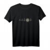 Dartscheibe Herzschlag Dart T-Shirt – Lustiges Geschenk für Dartspieler und Dartsport Fans